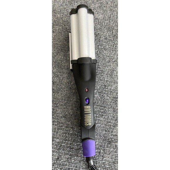 Hot Tools Other - Hot Tools Crimping Iron Waver Black Purple Adjustable Heat Hair Crimper Salon